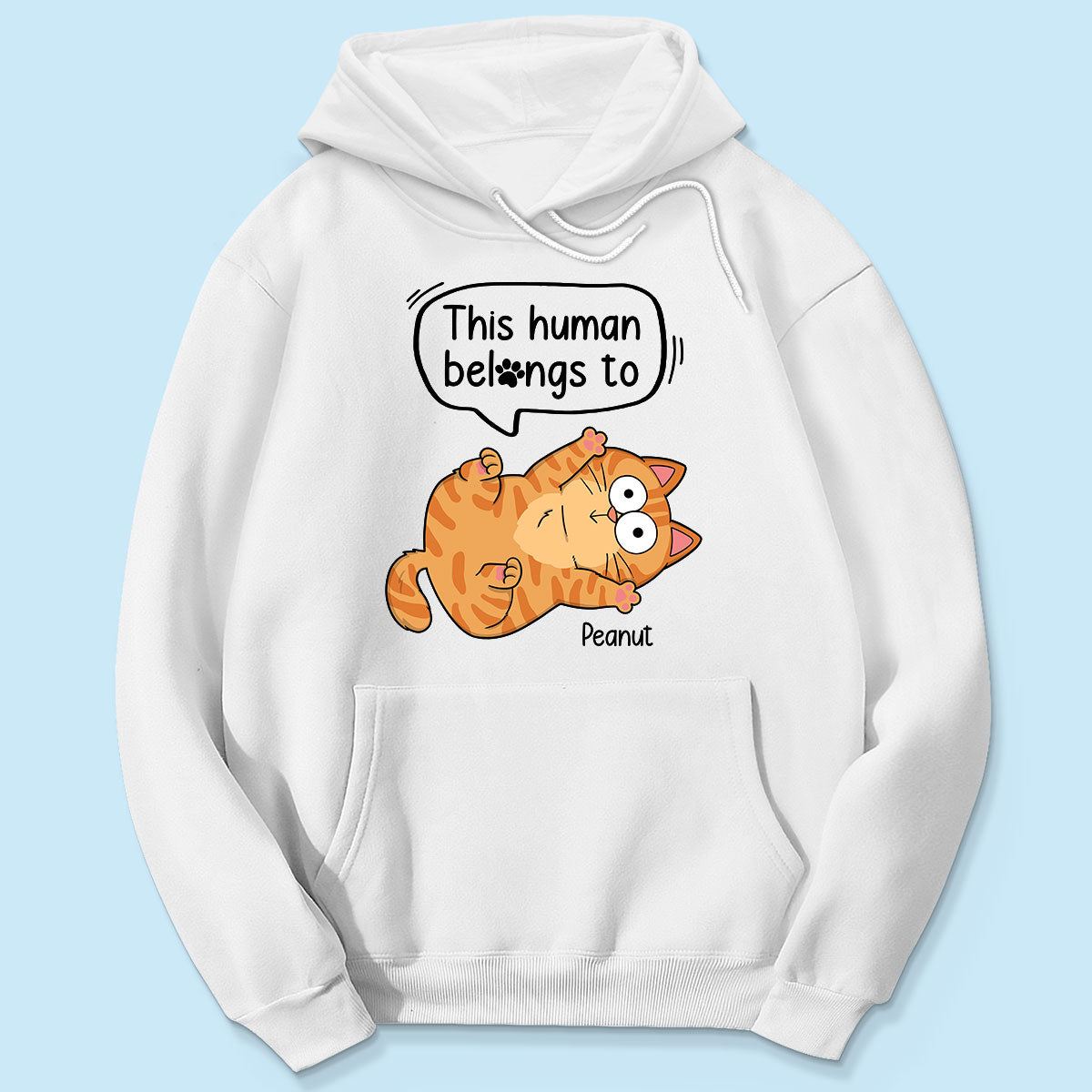 This Human Belongs To Naughty Cats Personalized Shirt