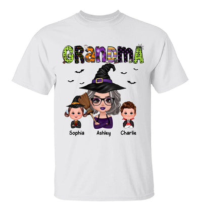 Doll Grandma Halloween Pattern Personalized Shirt