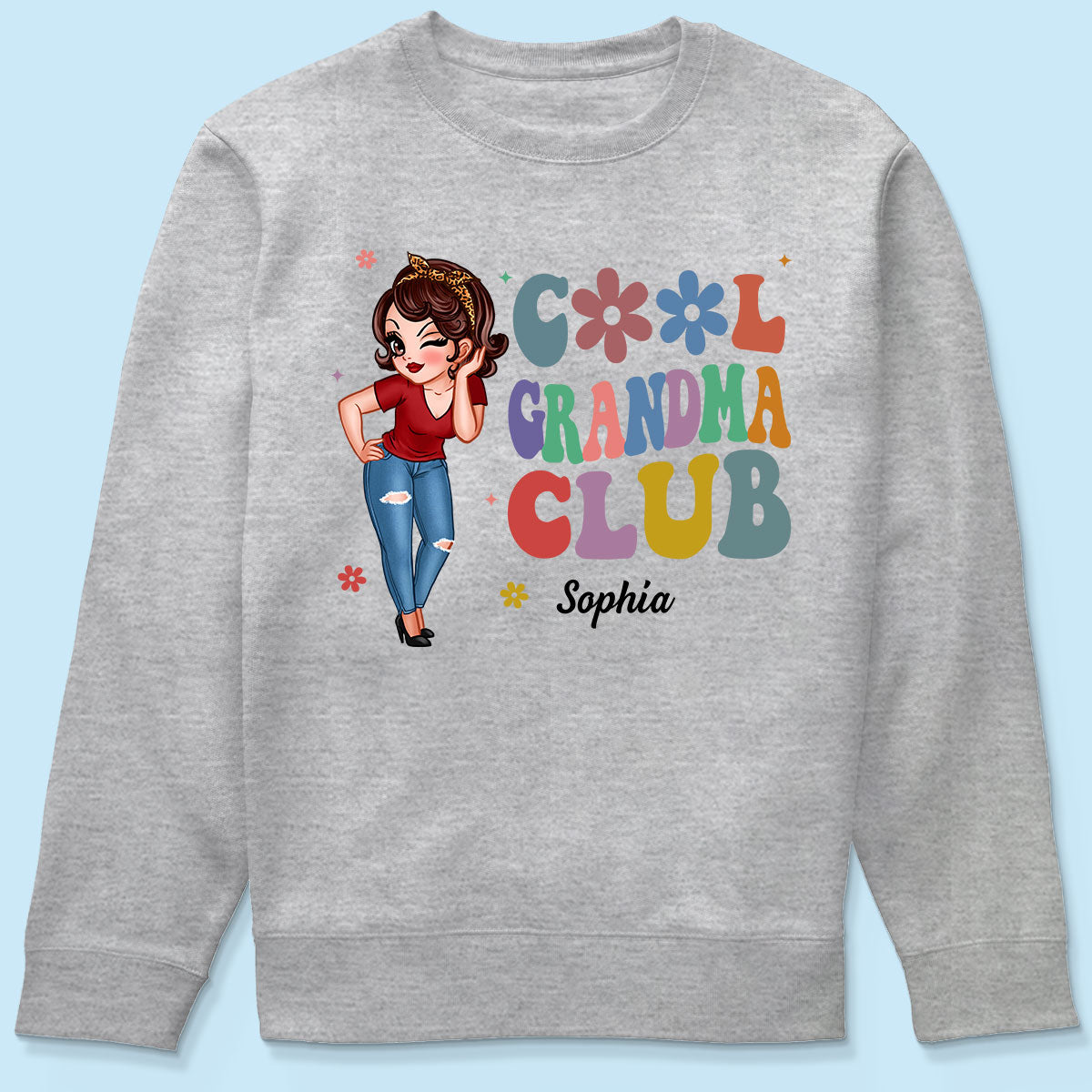 Cool Grandma Club Pretty Woman Personalized Shirt