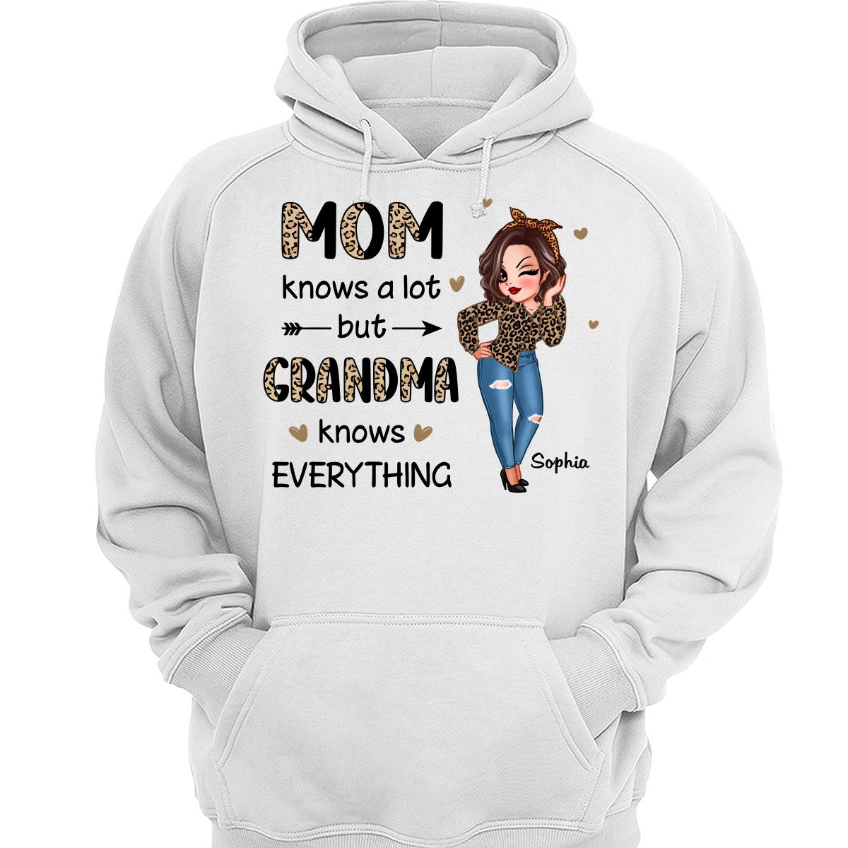Grandma Knows Everything Personalized Shirt
