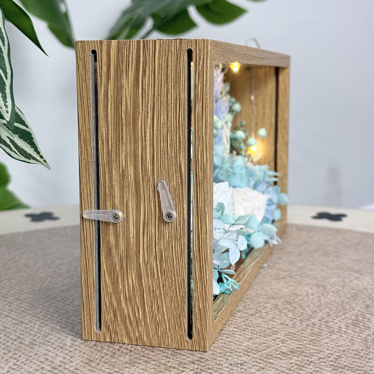 Class Of Year Senior Custom Photo - Personalized DIY Flower Shadow Box LED Night Light - Graduation Gift For Graduates, Daughter