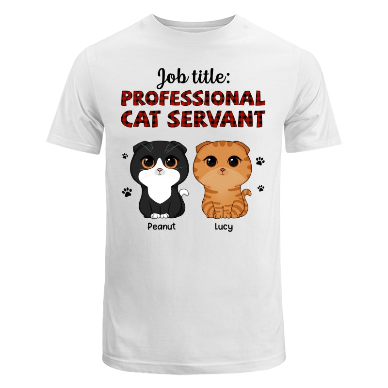 Professional Cat Servant Cute Cat Vector Personalized Shirt