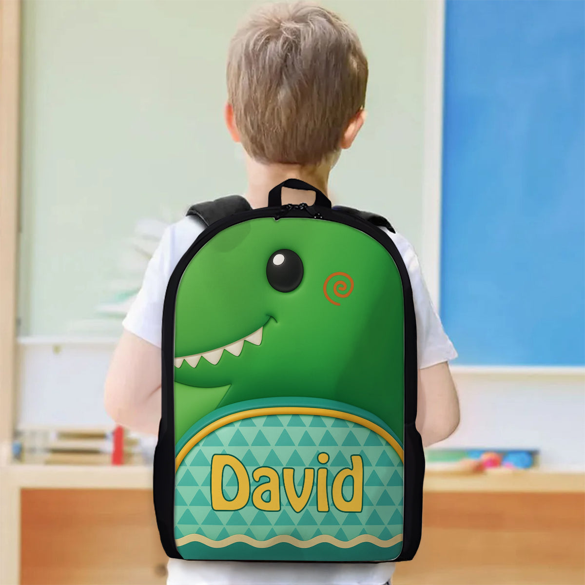 Monogram Animal Theme Personalized Kid Backpack, Back to School Backpack for Boys, Girls, 12 Different Designs