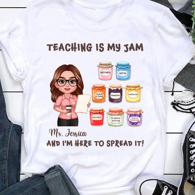 Teacher Teaching Is My Jam Personalized Shirt