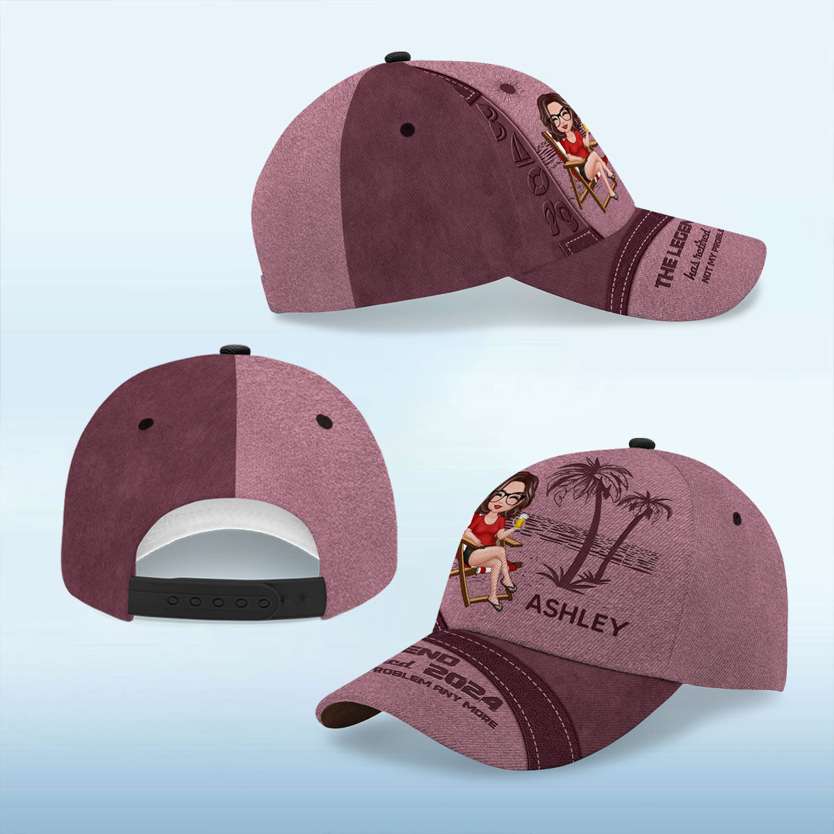 Retired Legend Summer Gift Retirement Gift Personalized Classic Cap