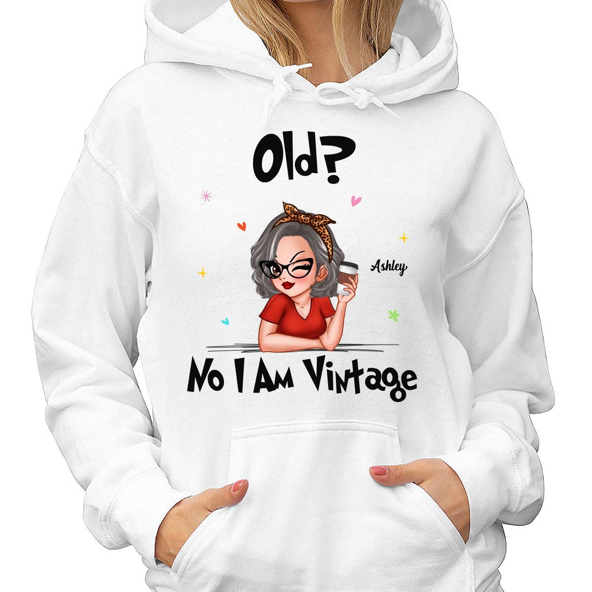 I‘m Vintage Not Old Gift For Grandma Personalized Shirt