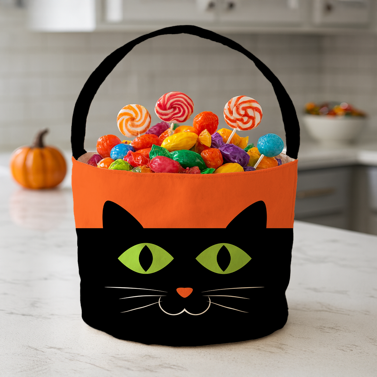Halloween Character Theme With Name Personalized Trick Or Treat Basket, Halloween Gift For Kids