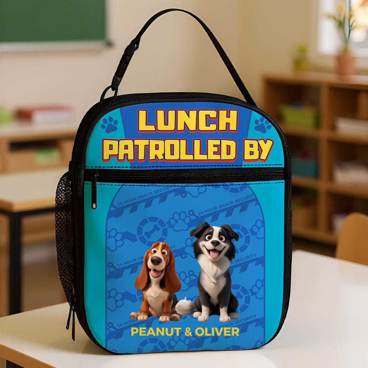 Lunched Patrolled by Dogs Personalized Insulated Lunch Bag for Kids, Back to School Gift for Kids