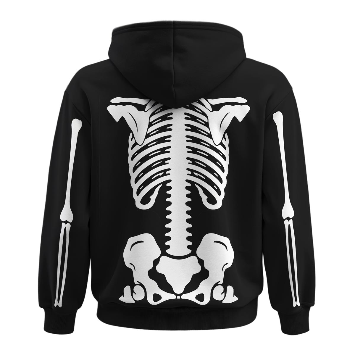 Halloween Skeleton Bones Personalized Hoodie, Perfect Halloween Costume