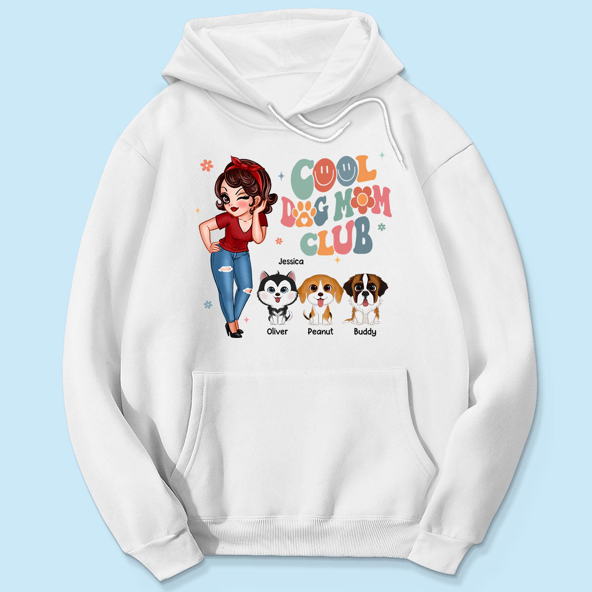 Cool Dog Mom Club Personalized Shirt