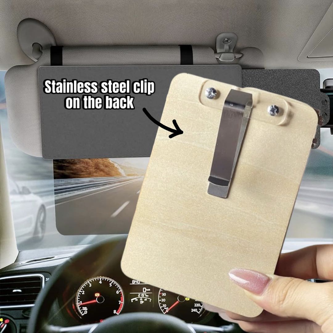 Couple My Missing Piece Personalized Car Visor Clip, Gift For Him, Gift For Her