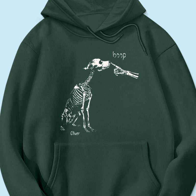 Skeleton Boop Dog Halloween - Personalized Shirt - Halloween Gift, Gift For Dog Lovers