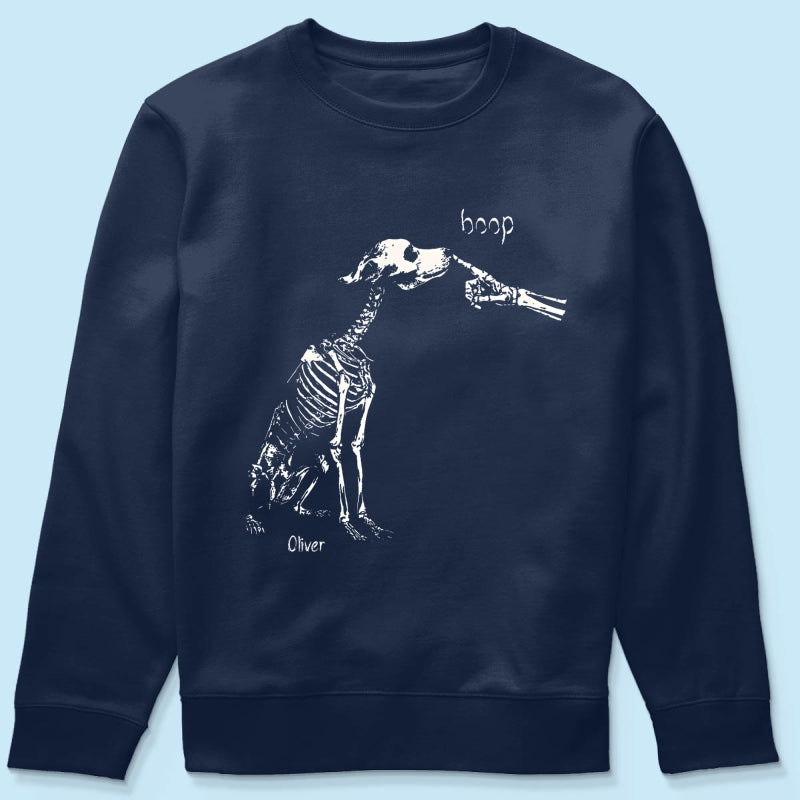 Skeleton Boop Dog Halloween - Personalized Shirt - Halloween Gift, Gift For Dog Lovers
