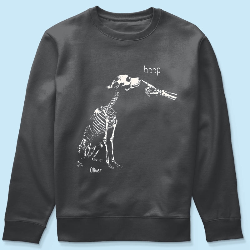 Skeleton Boop Dog Halloween - Personalized Shirt - Halloween Gift, Gift For Dog Lovers