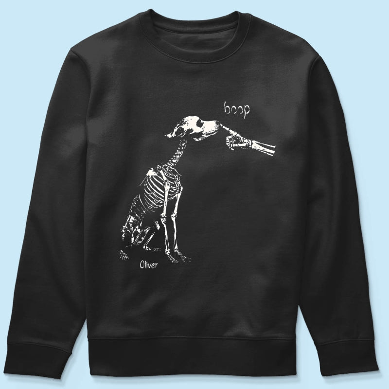 Skeleton Boop Dog Halloween - Personalized Shirt - Halloween Gift, Gift For Dog Lovers