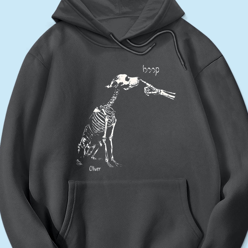 Skeleton Boop Dog Halloween - Personalized Shirt - Halloween Gift, Gift For Dog Lovers