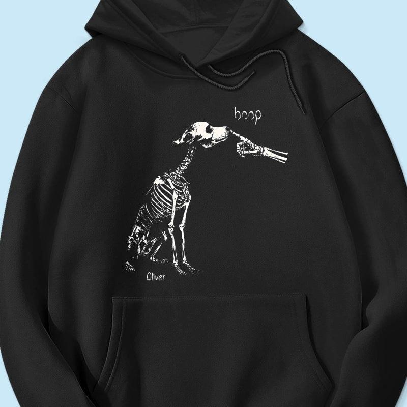 Skeleton Boop Dog Halloween - Personalized Shirt - Halloween Gift, Gift For Dog Lovers