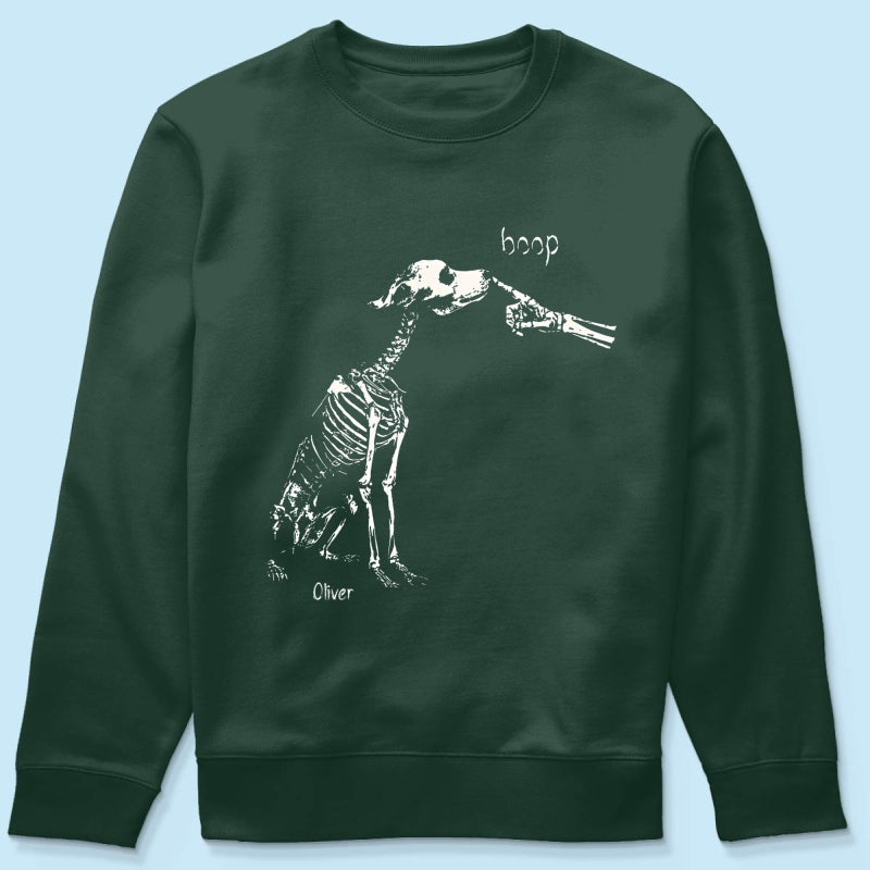 Skeleton Boop Dog Halloween - Personalized Shirt - Halloween Gift, Gift For Dog Lovers
