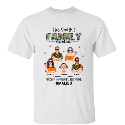 Family Summer Vacation Personalized Shirt