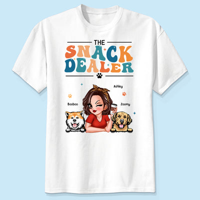 The Snack Dealer Retro Style Dogs Personalized Shirt