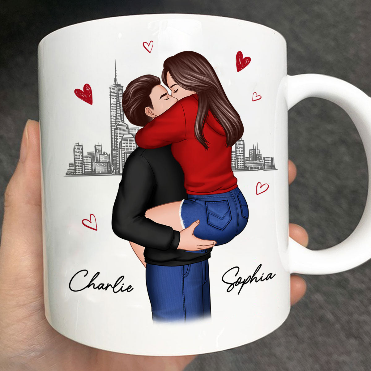 I Love You Forever Yours Funny Gift For Couple  Gift Personalized Mug