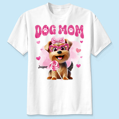 Funny Cartoon Dogs Dog Mom Personalized Shirt,  Gift For Dog Lovers, Dog Moms