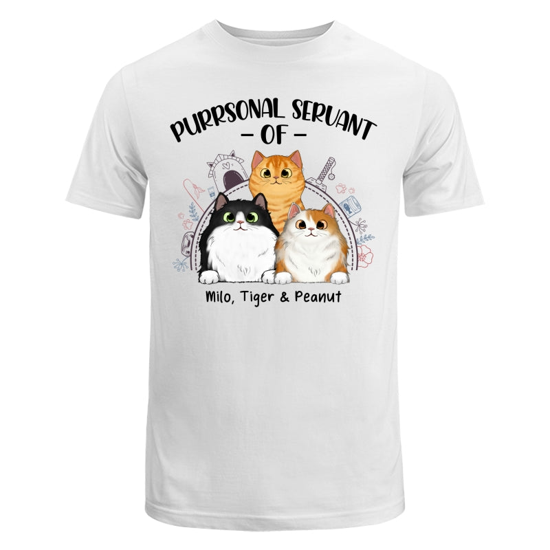 Purrsonal Servant Of Cats Sketch Things Personalized Shirt