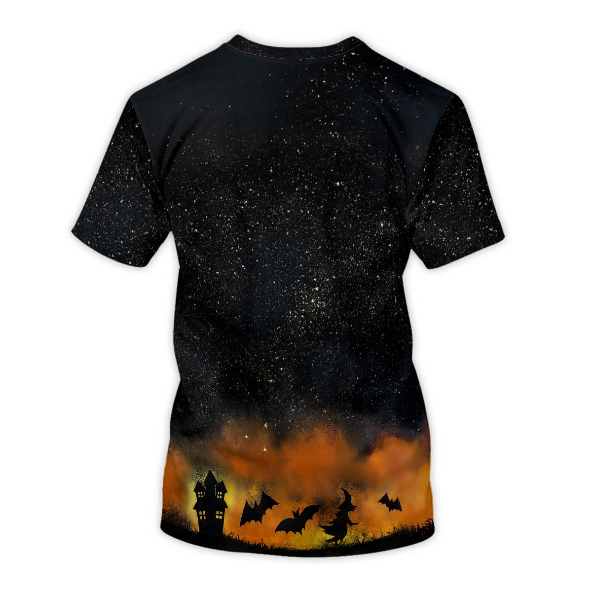 Pretty Witch Besties Witchy Ombre Tie-Dye Pattern Personalized Shirt, Perfect Halloween Matching Costume for Besties