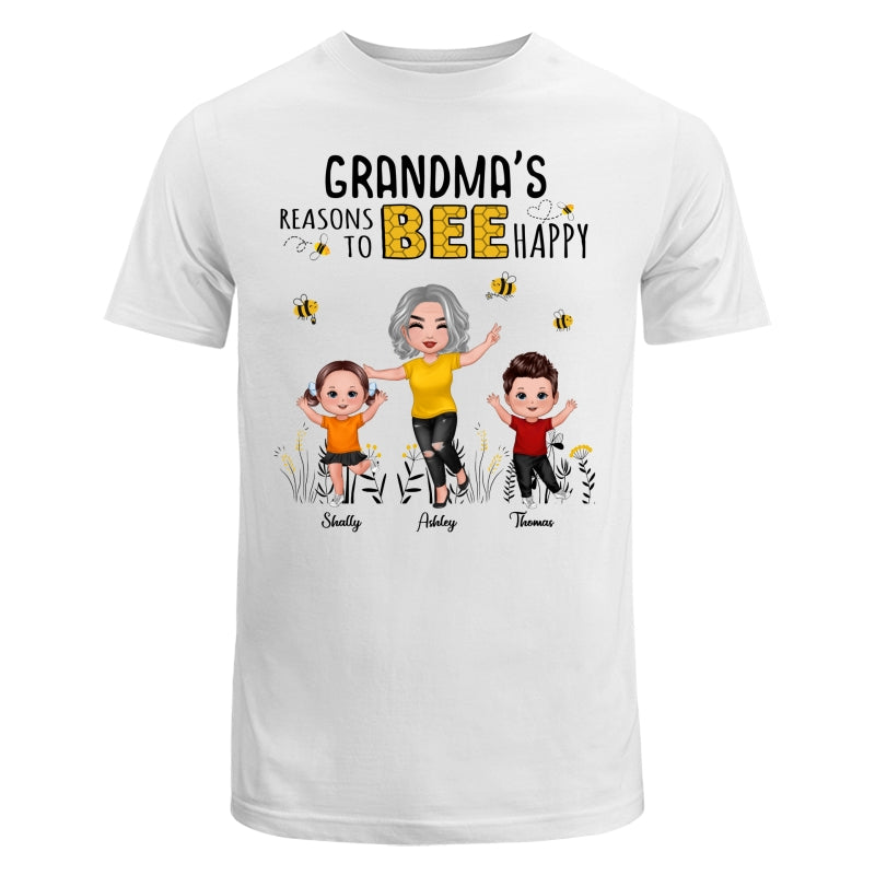 Reasons Bee Happy Doll Grandma & Grandkids - Personalized Shirt