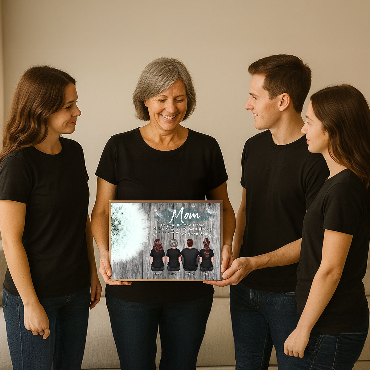 Mom Everything That We've Become Personalized Poster