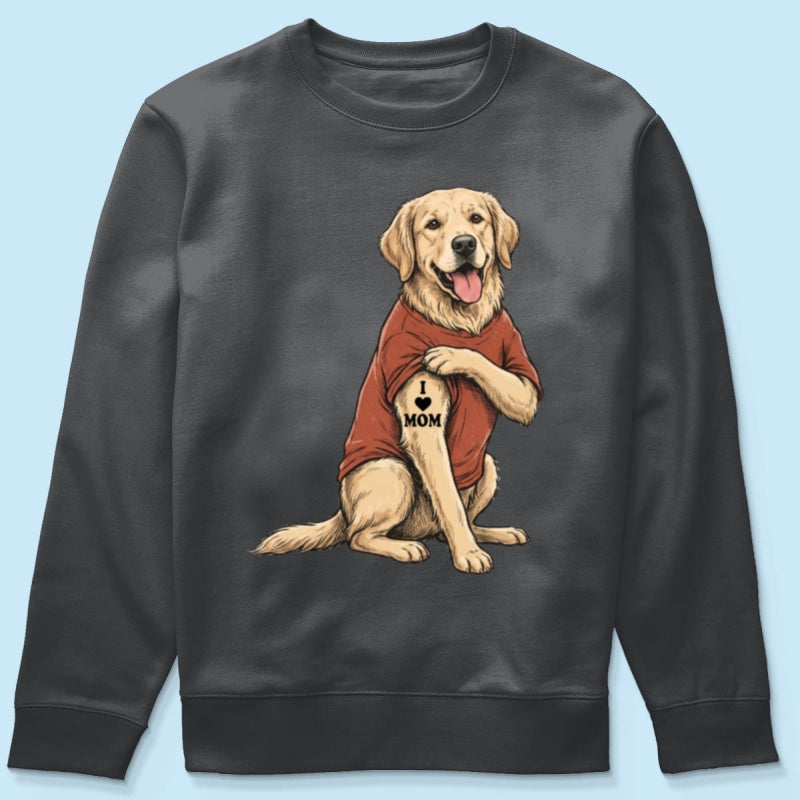 Custom Tattooed Dog Cat Pet from Photo - Personalized Shirt - Gift for Dog Mom, Dog Dad, Cat Mom, Cat Dad