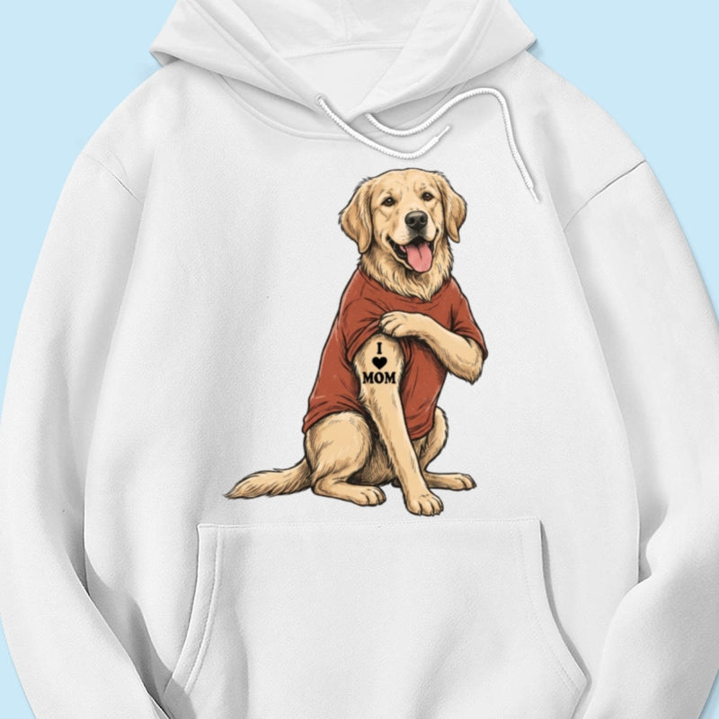 Custom Tattooed Dog Cat Pet from Photo - Personalized Shirt - Gift for Dog Mom, Dog Dad, Cat Mom, Cat Dad