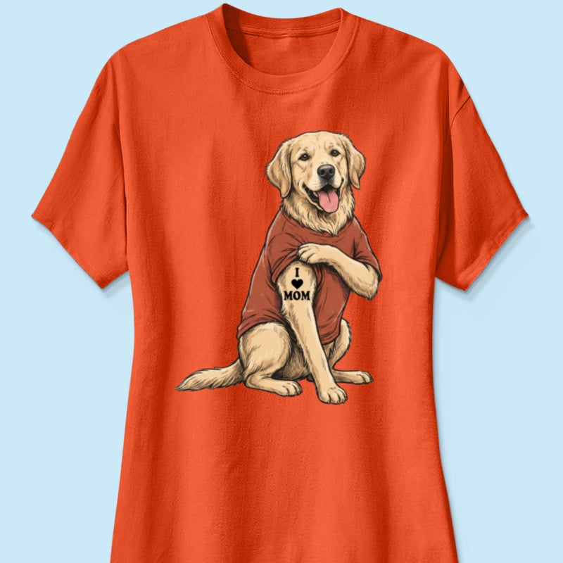 Custom Tattooed Dog Cat Pet from Photo - Personalized Shirt - Gift for Dog Mom, Dog Dad, Cat Mom, Cat Dad