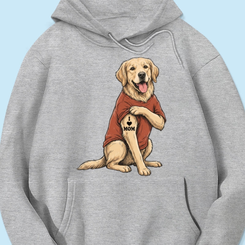 Custom Tattooed Dog Cat Pet from Photo - Personalized Shirt - Gift for Dog Mom, Dog Dad, Cat Mom, Cat Dad