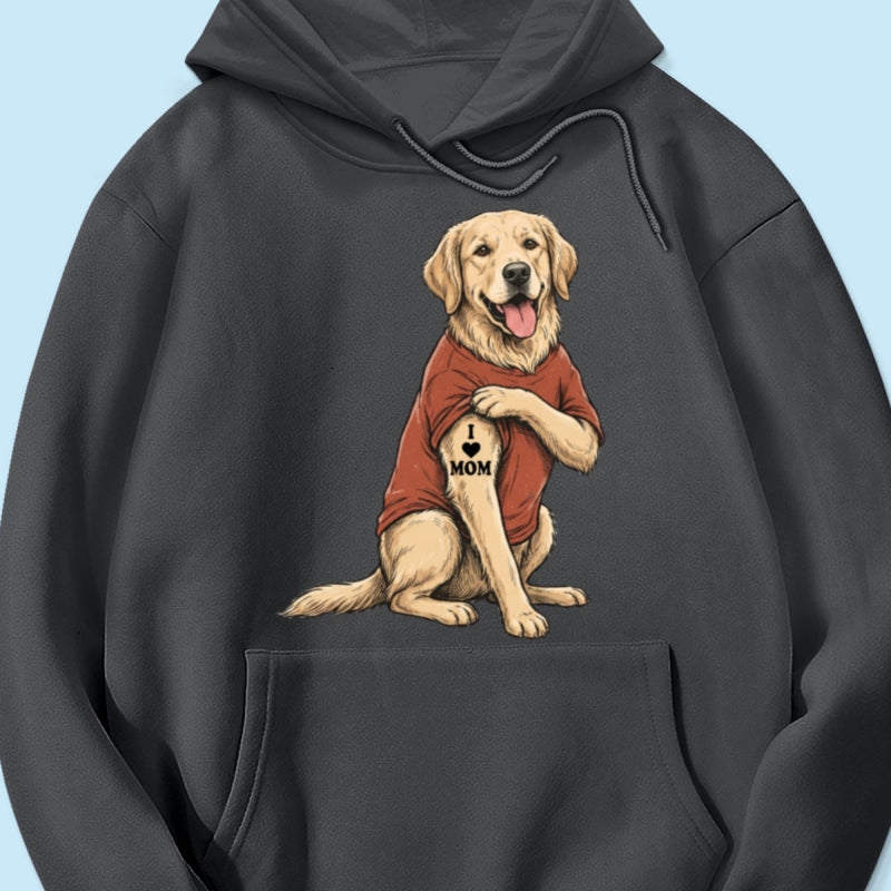 Custom Tattooed Dog Cat Pet from Photo - Personalized Shirt - Gift for Dog Mom, Dog Dad, Cat Mom, Cat Dad