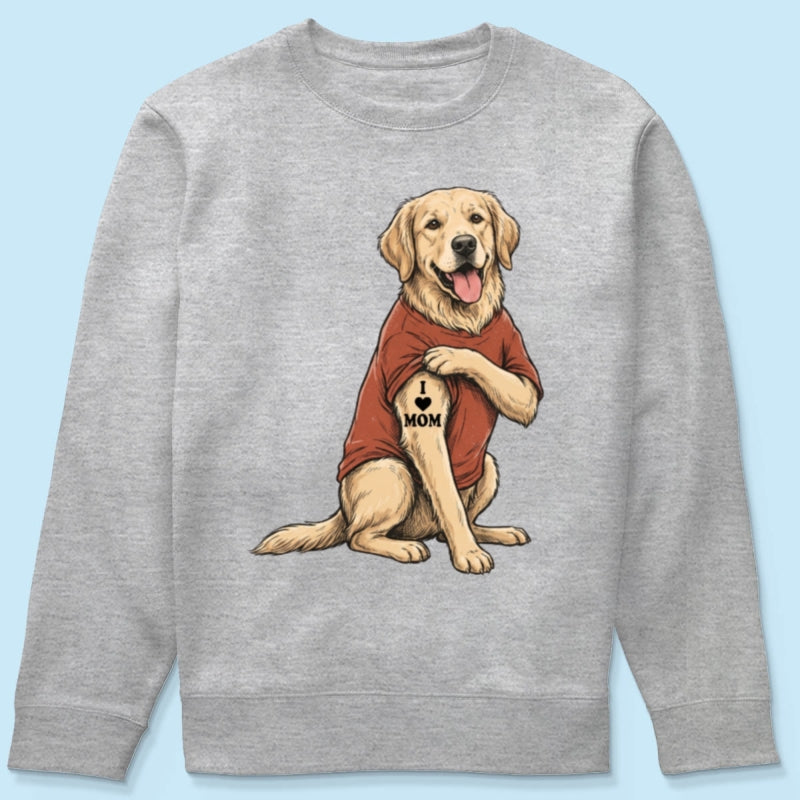 Custom Tattooed Dog Cat Pet from Photo - Personalized Shirt - Gift for Dog Mom, Dog Dad, Cat Mom, Cat Dad