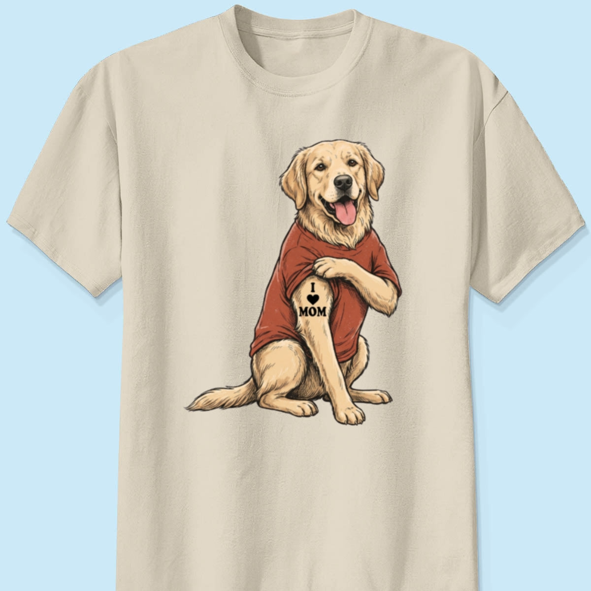 Custom Tattooed Dog Cat Pet from Photo - Personalized Shirt - Gift for Dog Mom, Dog Dad, Cat Mom, Cat Dad