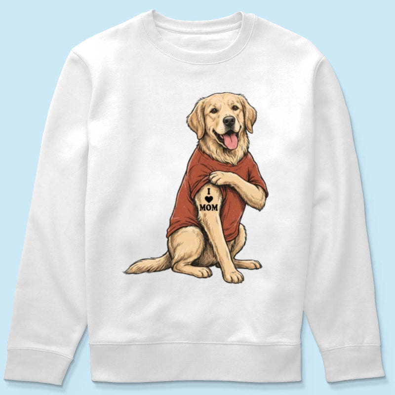Custom Tattooed Dog Cat Pet from Photo - Personalized Shirt - Gift for Dog Mom, Dog Dad, Cat Mom, Cat Dad