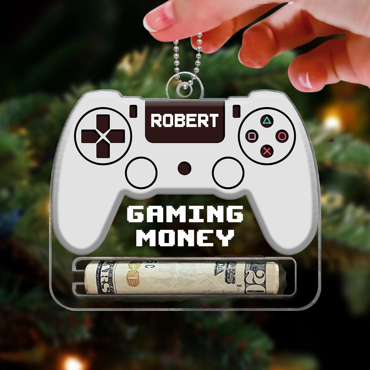Gaming Money Funny Gift For Boyfriend Husband Son Cousin Personalized Money Holder Ornament