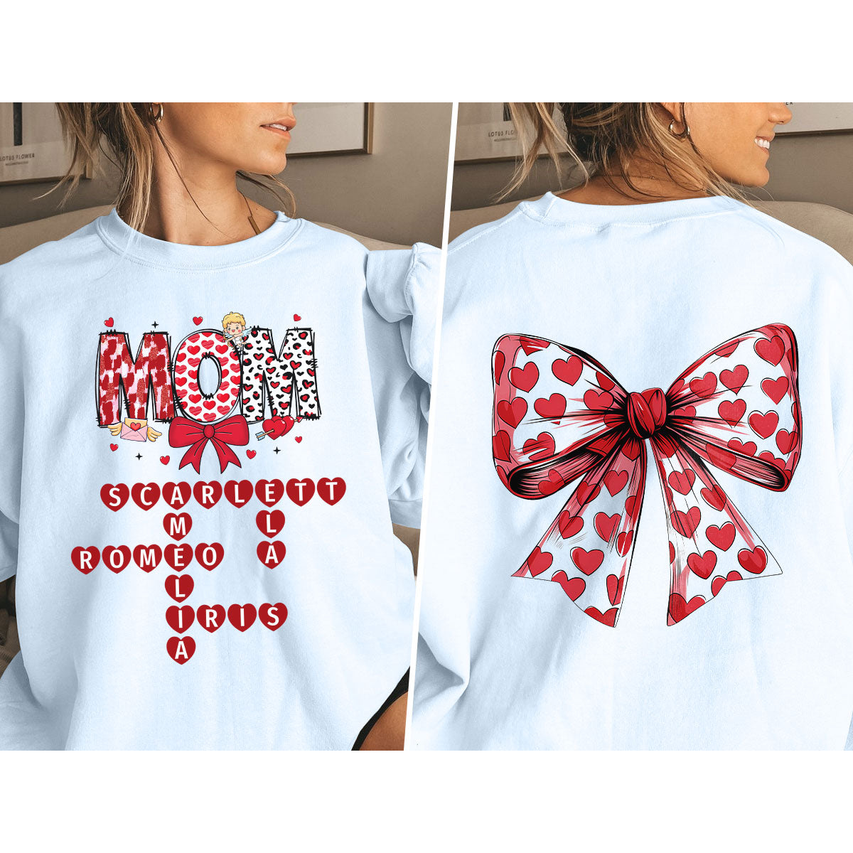 Grandma Nana Mimi  Gift Personalized Double Sided Sweatshirt