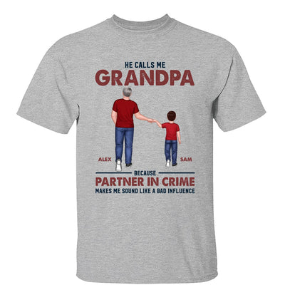 They Call Me Dad Grandpa Punch Hands Personalized Shirt
