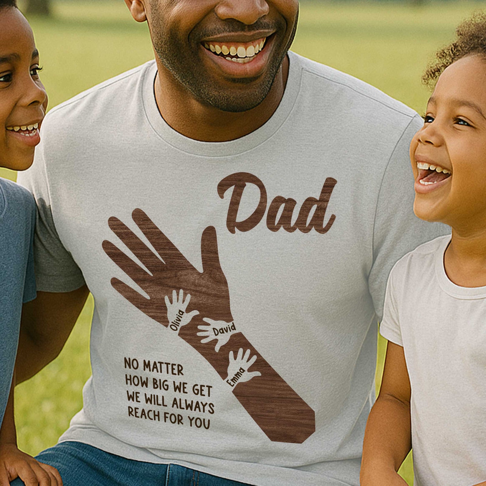 No Matter How Big We Get Personalized Shirt, Gift For Dad
