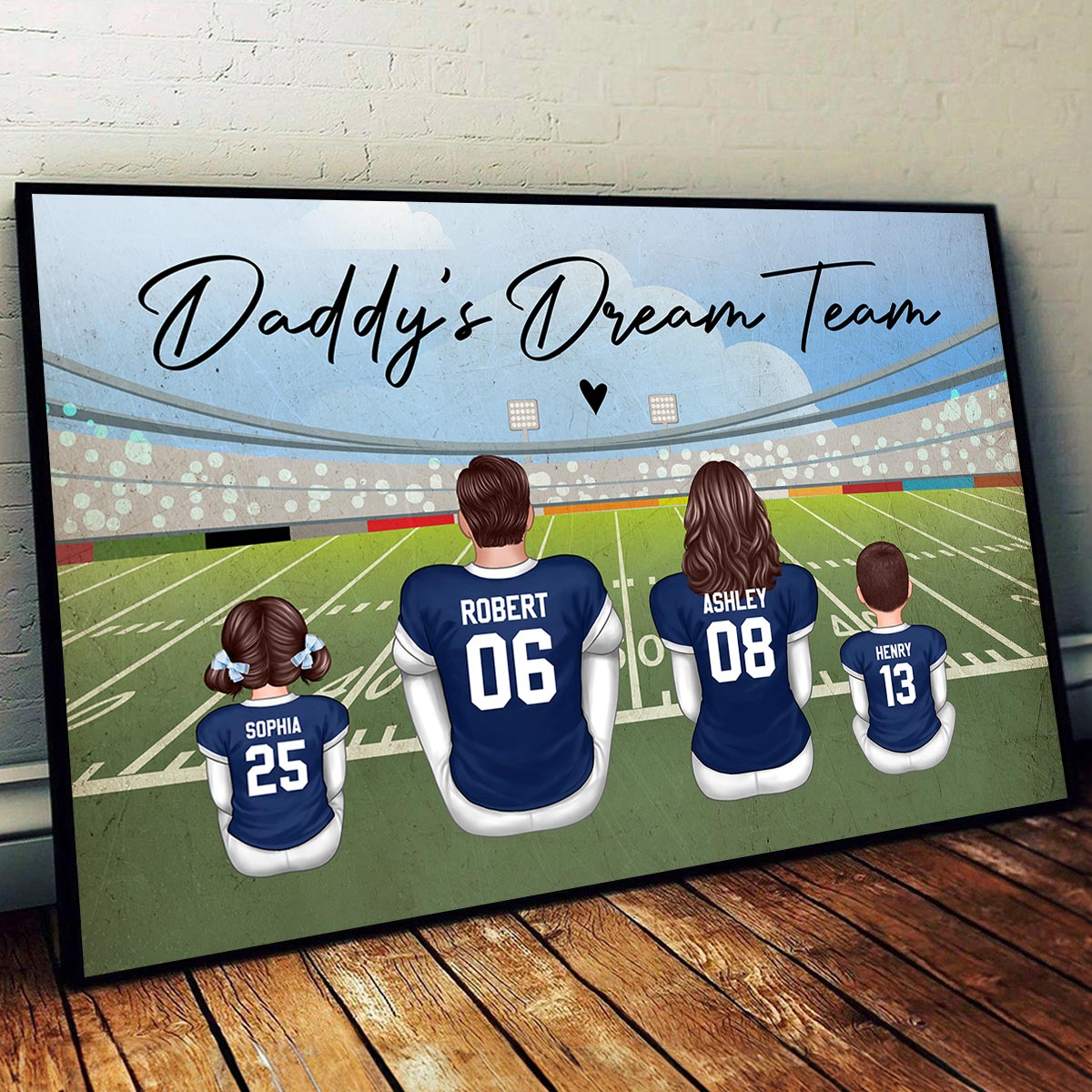 Show Custom Recommendation - TRC1202509293983 - Football Set Ornament