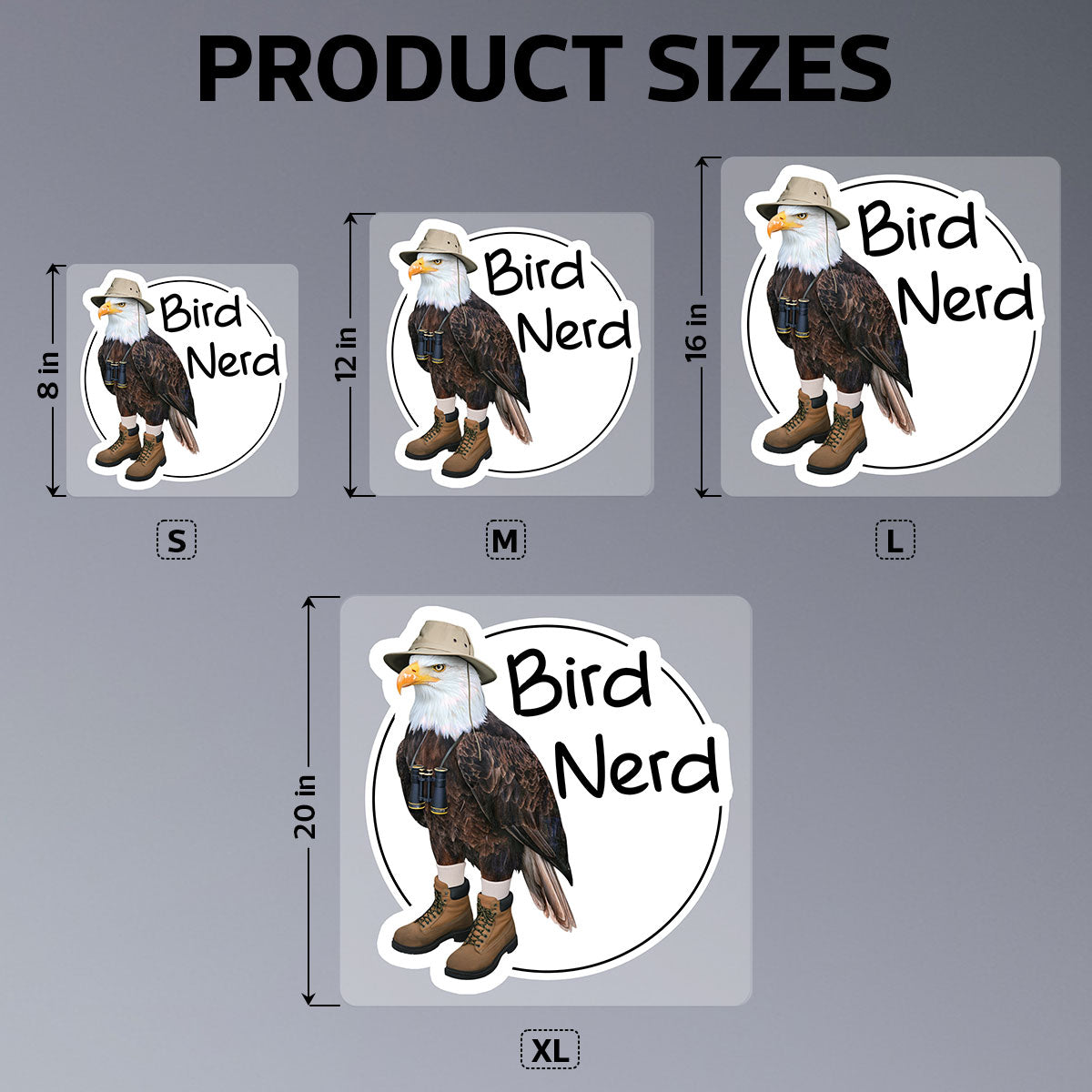 Bird Nerd Funny Bird Watcher Twitcher Gift for Bird Lover Personalized Car Sticker Decal