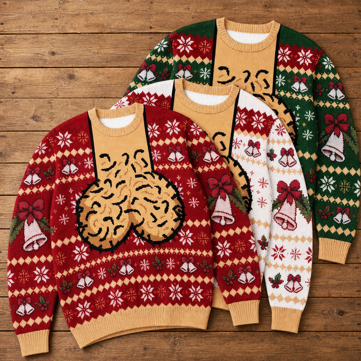 Christmas Funny Design - Personalized Ugly Sweater - Gift For Husband, Wife, Friends