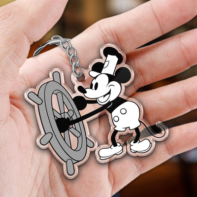 Famous Cartoon Character Personalized Acrylic Keychain
