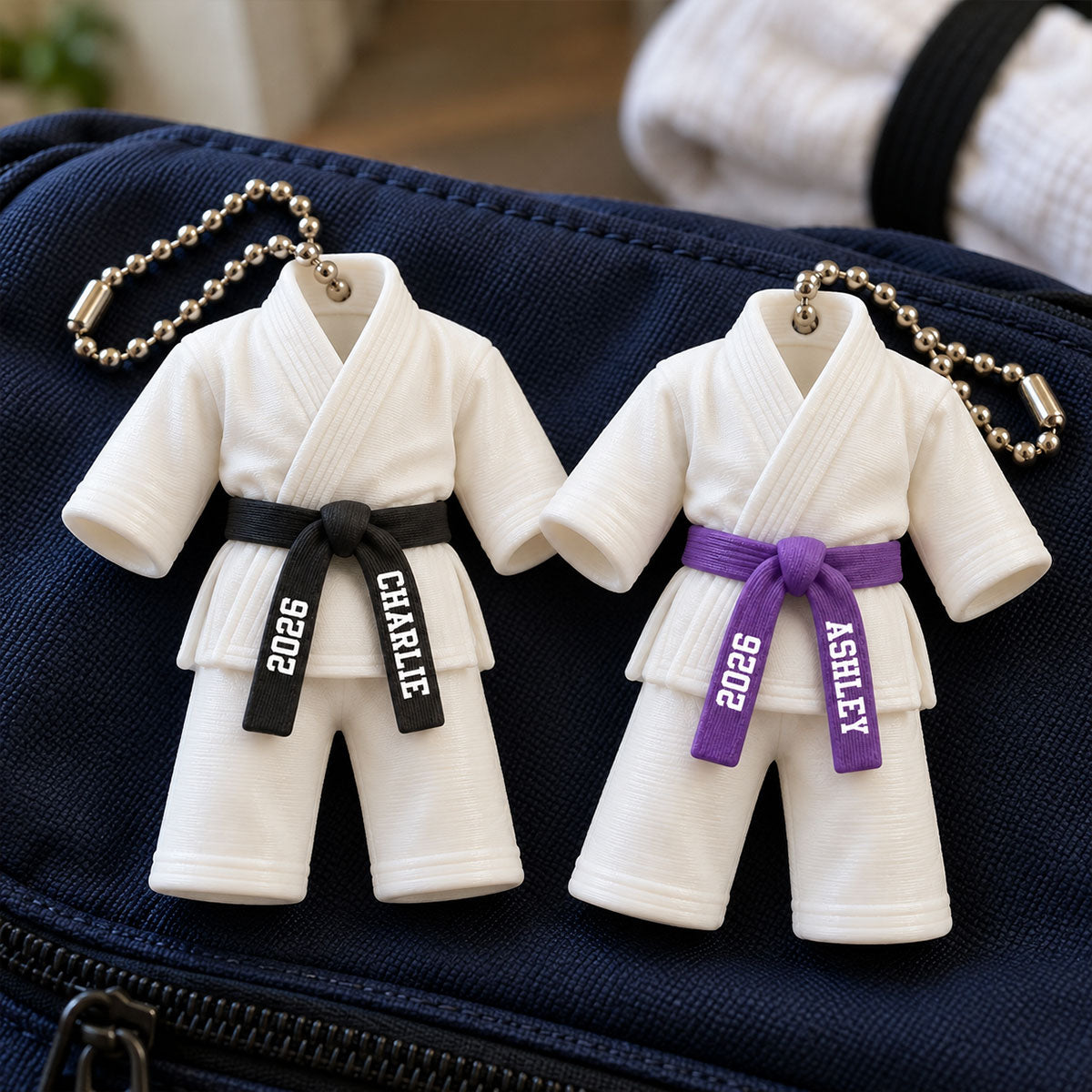 Karate Uniform - Personalized 3D Ornament - Christmas Gift For Daughter, Son, Granddaughter, Grandson