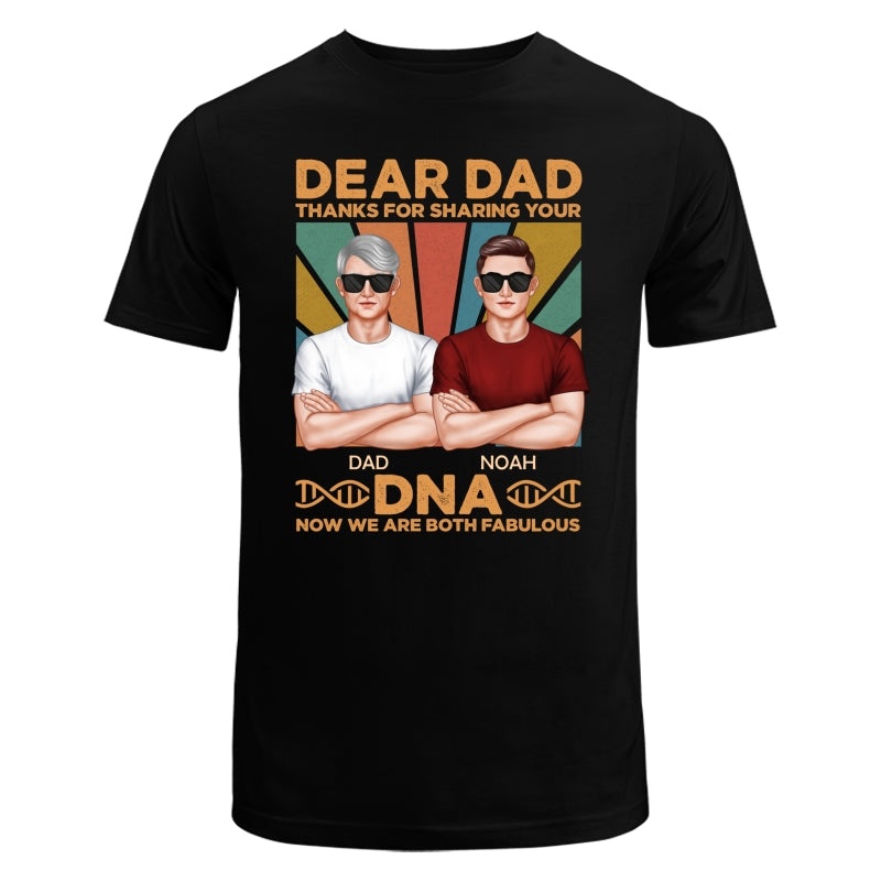 Dad Thanks For Sharing Your DNA Funny Father‘s Day Gift Personalized Shirt