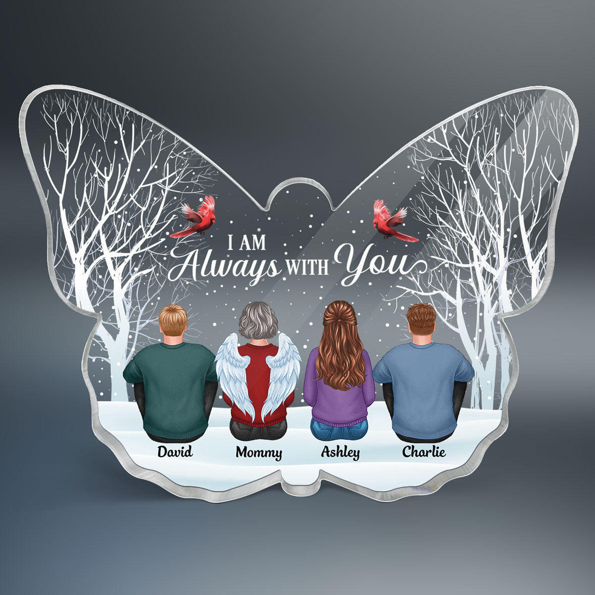 Always With You Memorial - Personalized Acrylic Block Plaque