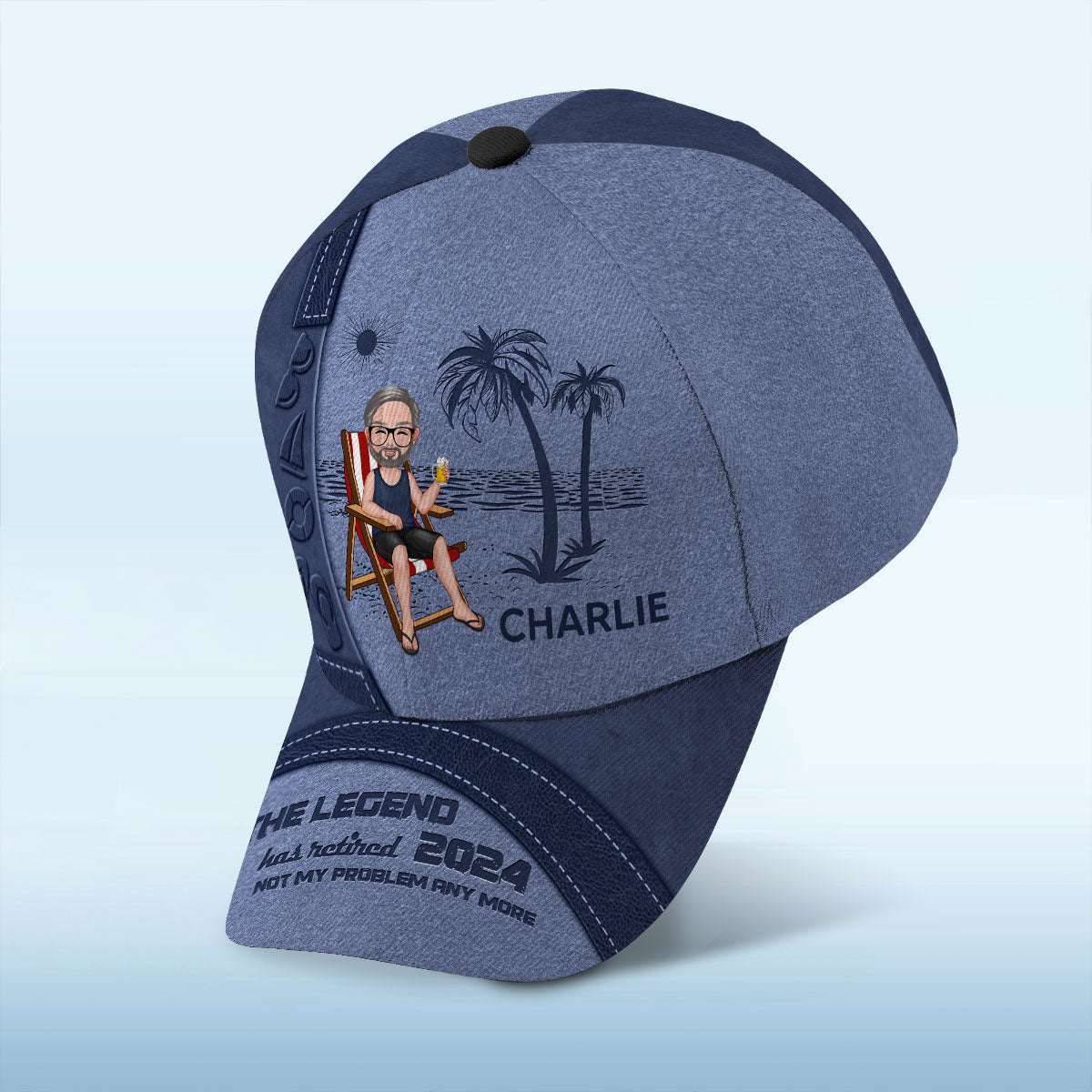 Retired Legend Summer Gift Retirement Gift Personalized Classic Cap